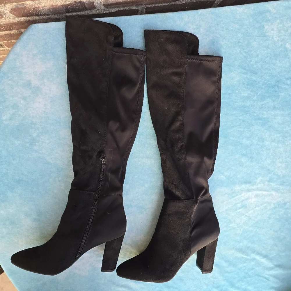 Zigi Soho Over The Knee Boots Black Sz 10M